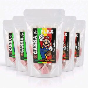Cannachews Super Mario 5 Pack Combo – 5000mg Fruity Chewy Toffees | Cannachews Power Bundle