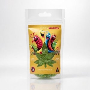 sour worms edibles gummies